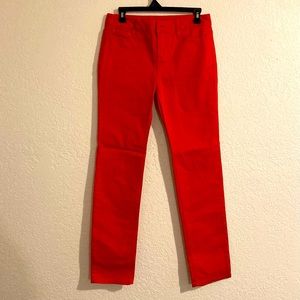 Liz Claiborne Jackie Jeans Straight Leg Red size 4